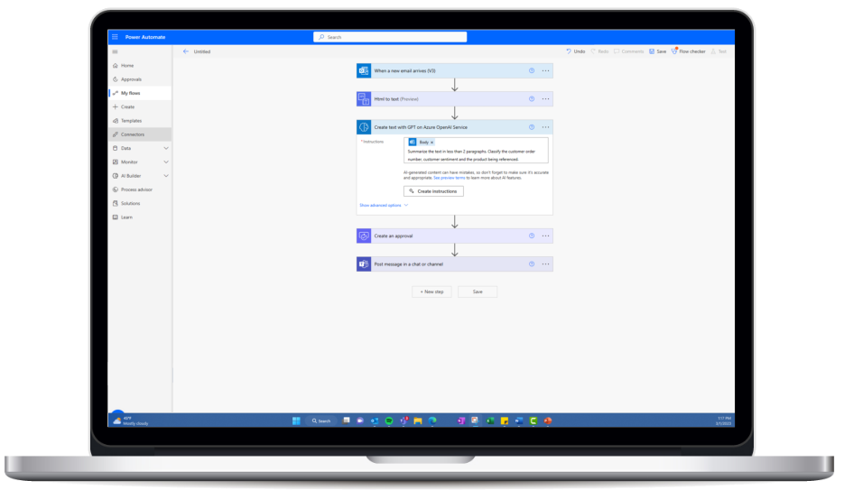 power automate workflow flux de travail automatique